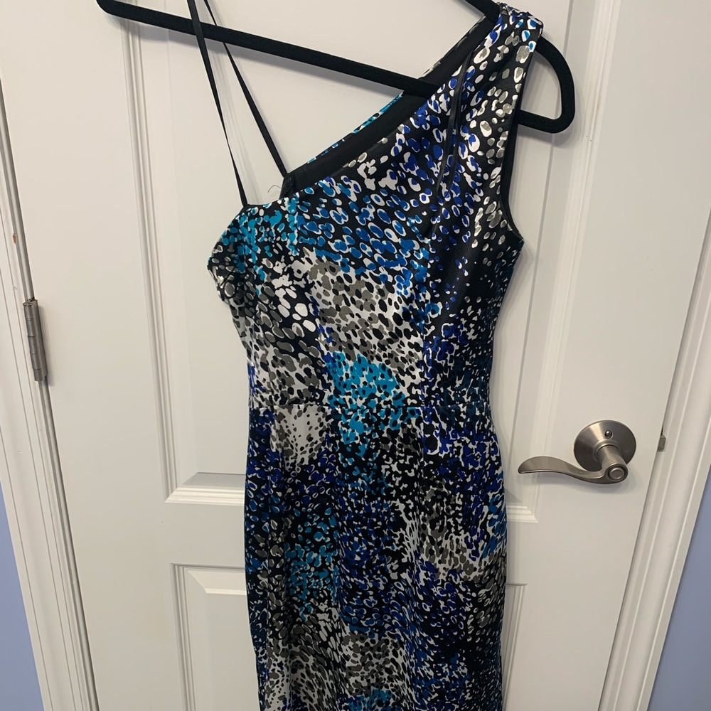 Maggy London one shoulder dress size 4